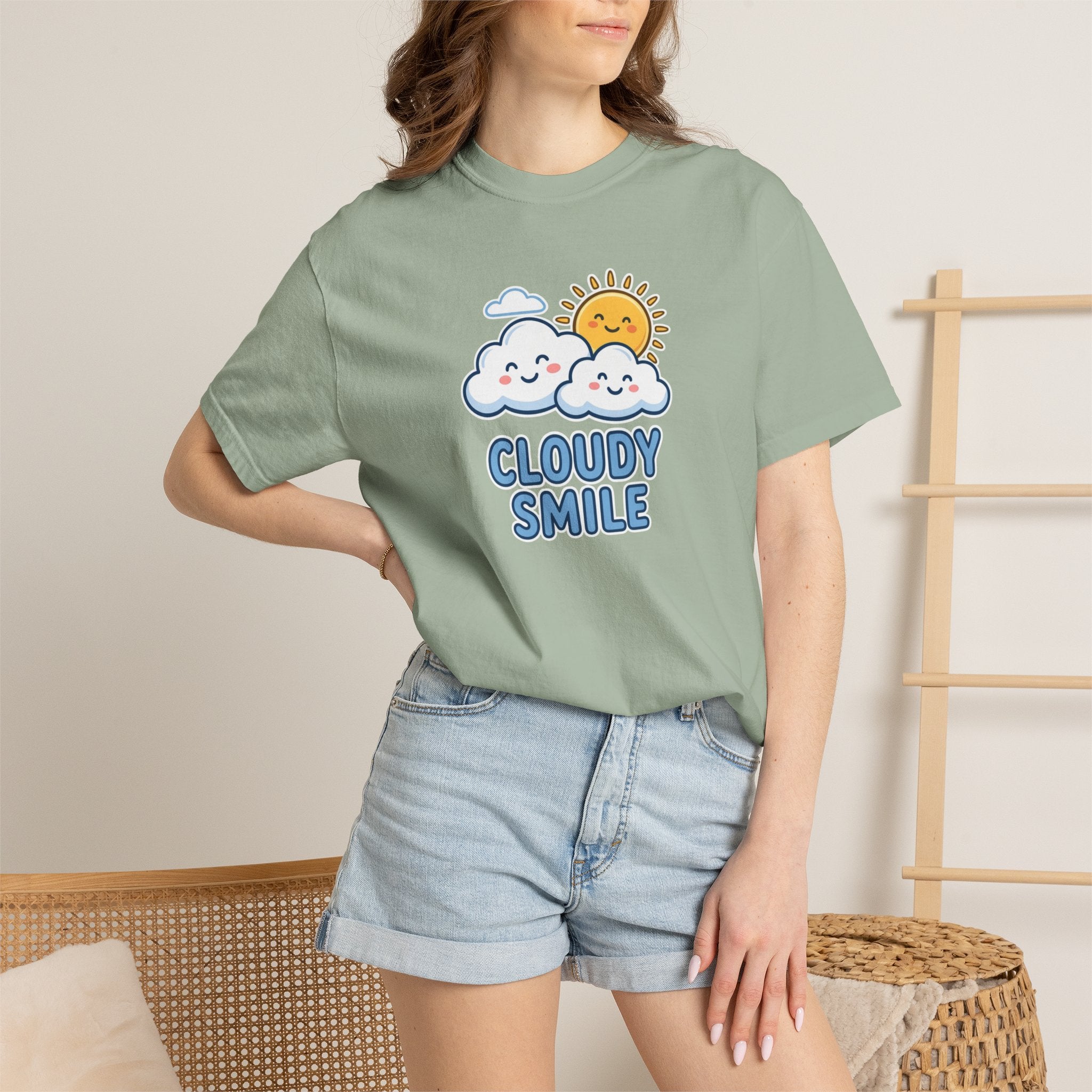 The Cloudy Smile Signature Tee - Heavyweight