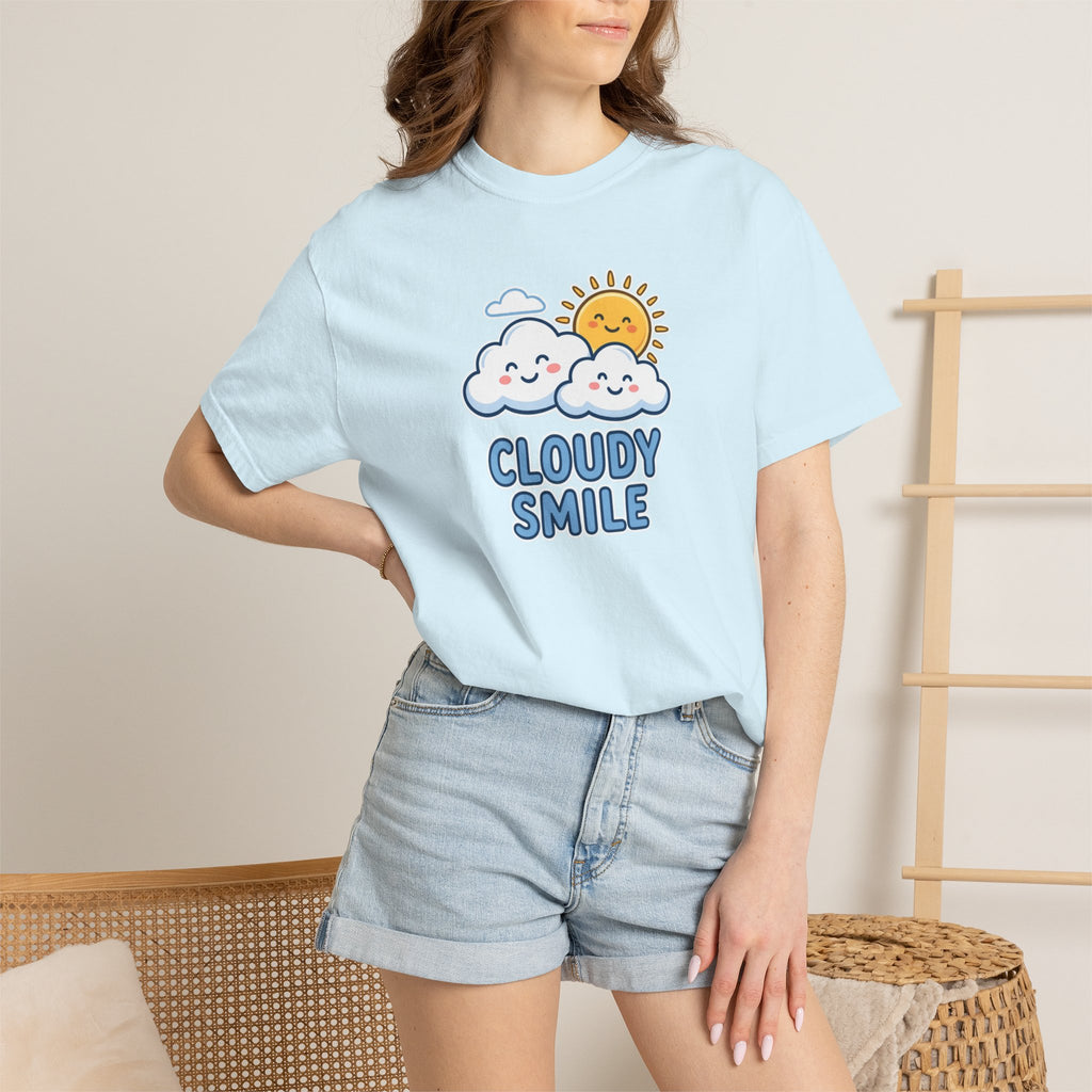 The Cloudy Smile Signature Tee - Heavyweight