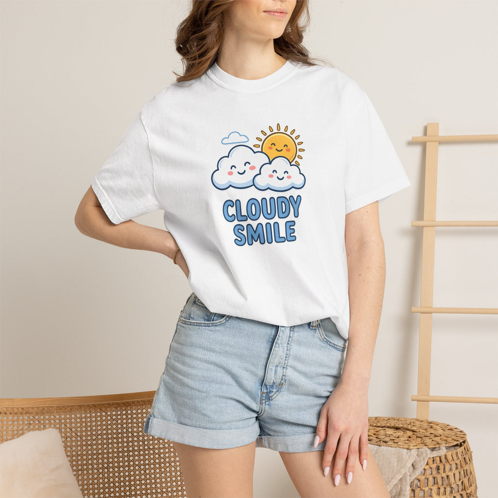 The Cloudy Smile Signature Tee - Heavyweight