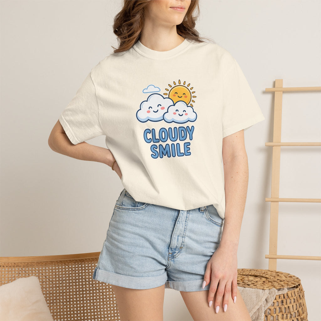 The Cloudy Smile Signature Tee - Heavyweight