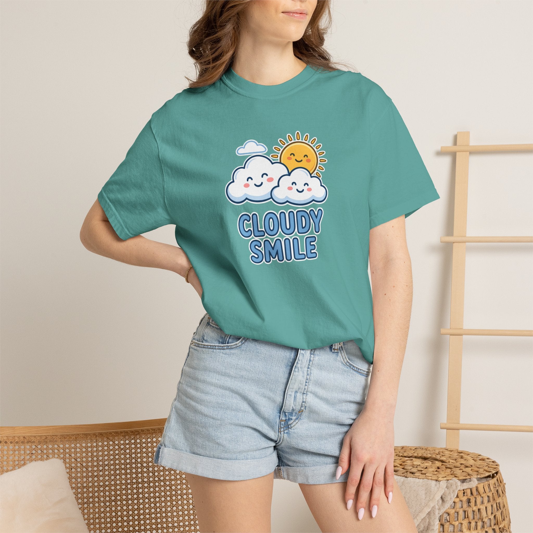 The Cloudy Smile Signature Tee - Heavyweight