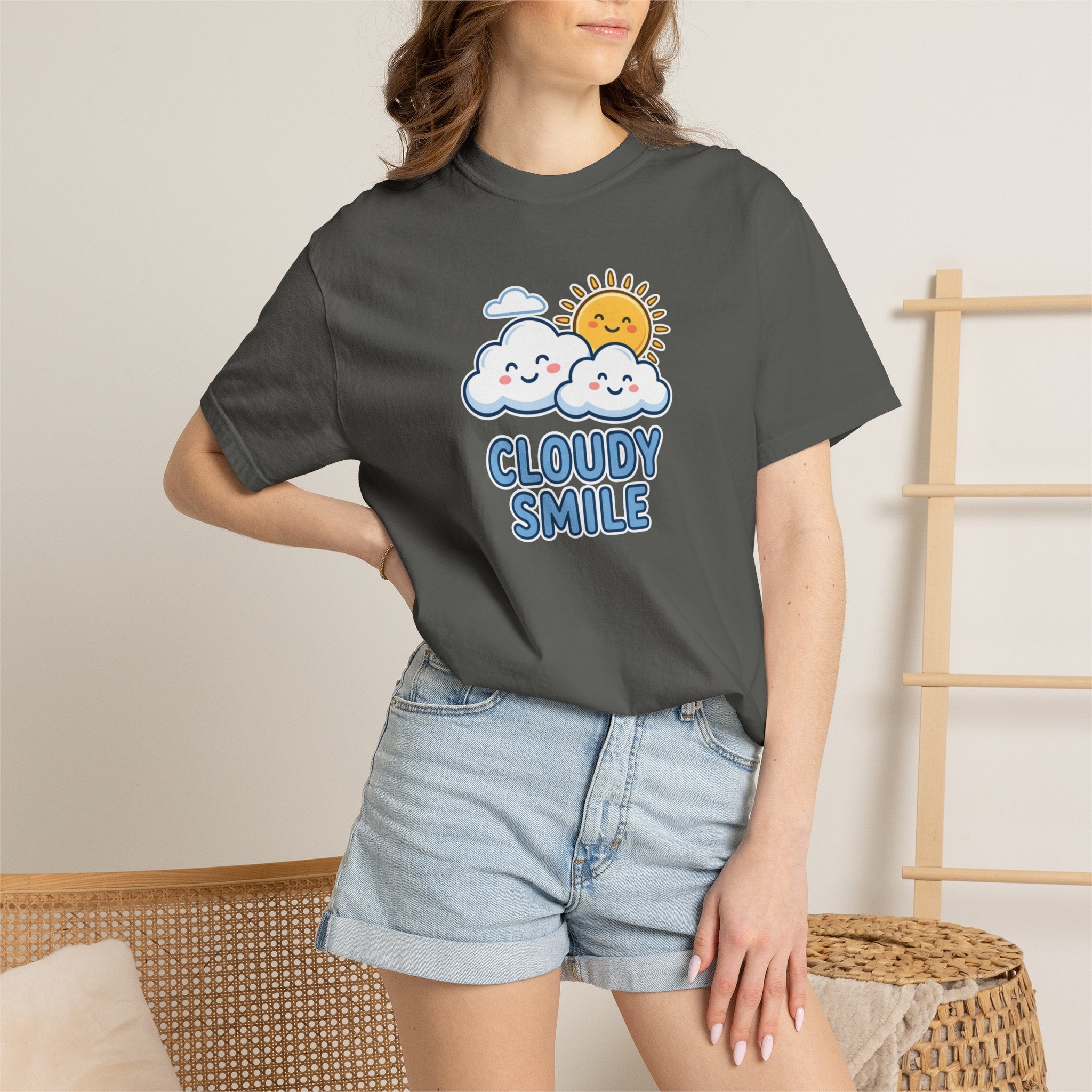 The Cloudy Smile Signature Tee - Heavyweight
