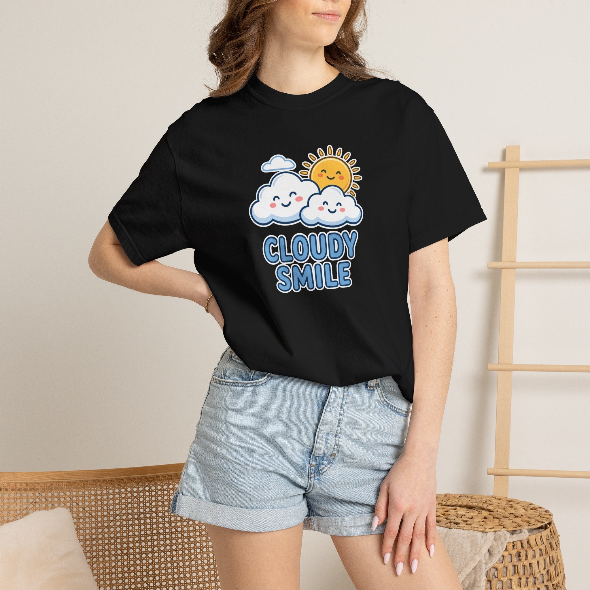 The Cloudy Smile Signature Tee - Heavyweight