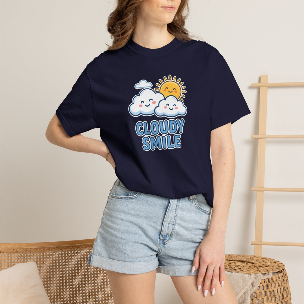 The Cloudy Smile Signature Tee - Heavyweight