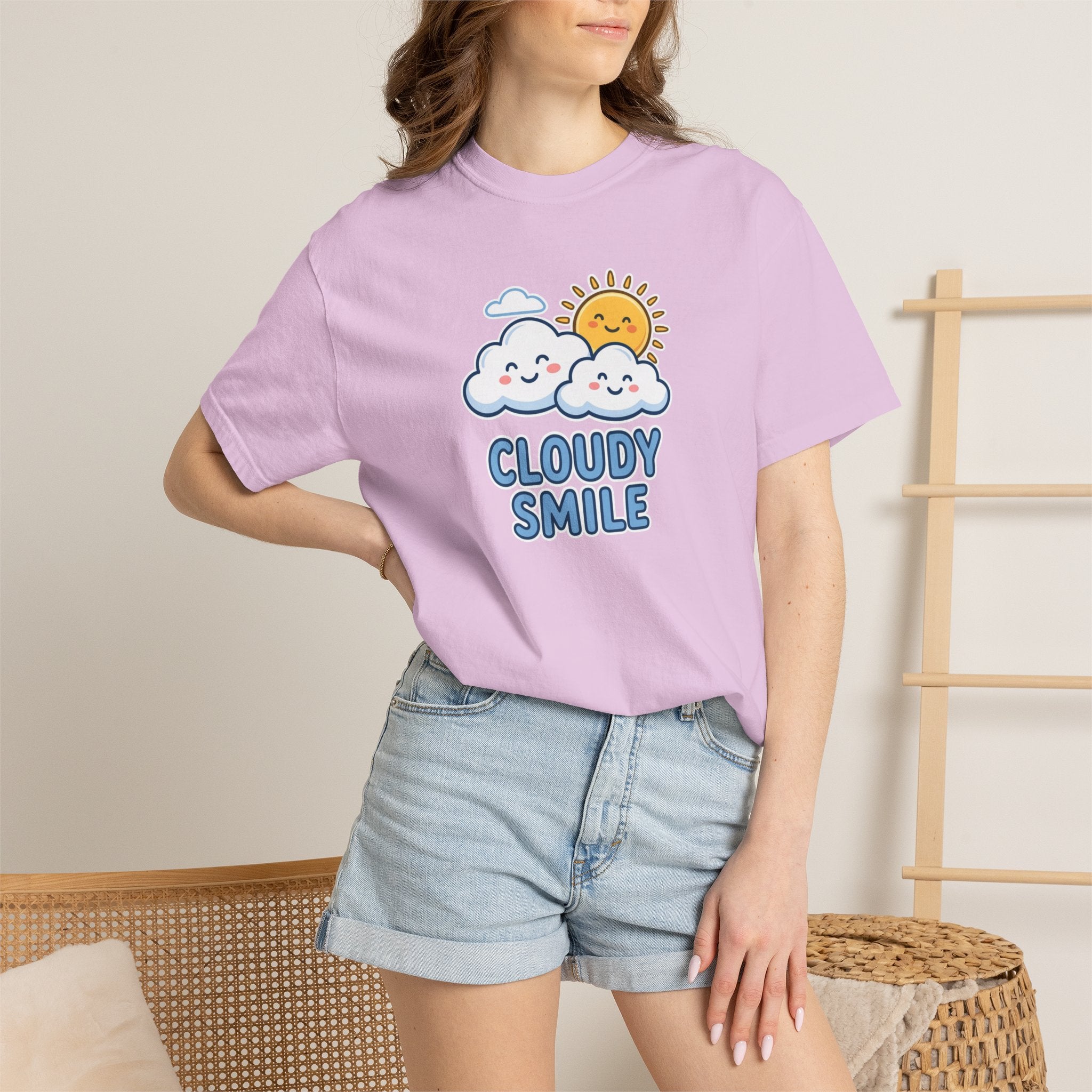 The Cloudy Smile Signature Tee - Heavyweight